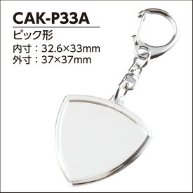 【ハメパチ】 キーホルダー 手作り ナスカン ピック形 32.6x33mm 100個入り　[D:N]