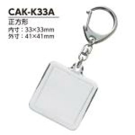 【ハメパチ】レギュラー ナスカンキーホルダー 正方形33x33mm CAK-K33A 100個入り [D:N]