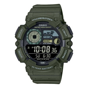 CASIO WS-1500H-3BJF(OLIVE)(JVI WS-1500H-3BJF)yY fB[Xzyrv obe[ 10Ch ނ }X|[czy24FWz
