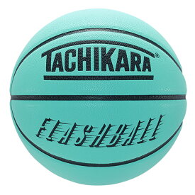 TACHIKARA FLASHBALL(Light Aqua/ Black)(タチカラ フラッシュボール)【メンズ レディース】【アウトドア用バスケットボール 屋外 ストリート 7号 合成皮革】【24SS】
