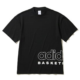 adidas Basketball Select Tee(BLACK)(アディダス バスケットボール セレクト 半袖Tシャツ)【メンズ】【半袖Tシャツ グラフィック ロゴ】【24SS】