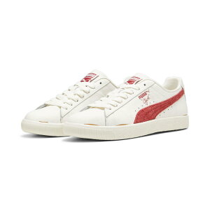 【50%OFF】PUMA CLYDE NEVERWORN III(ウォーム ホワイト/クラブ レッド)(プーマ クライド ネバーウォーン III)【メンズ】【スニーカー シューズ 靴 ローカット】【24SS】
