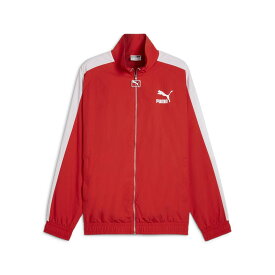 【ポイント20倍 27日9:59まで】PUMA T7 OVERSIZED WOVEN TRACK JACKET(FOR ALL TIME RED)(プーマ T7 オーバーサイズ ウーブン トラックジャケット)【メンズ レディース】【ジャージ ジャケット セットアップ可能】【24SS】