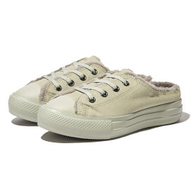 【50%OFF】CONVERSE ALL STAR LIGHT PLTS BOA MULE OX(グレージュ)(コンバース オール スター ライト PLT ボア ミュール OX)【レディース】【ミュール サンダル ボア 厚底】【24FW】