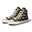 【50%OFF】CONVERSE ALL STAR US LG HI / BACK TO THE FUTURE(ブラック)(コンバース オール スター US LG HI / バック・トゥ・ザ・フューチャー)【メンズ レディース】【スニーカー ハイカット 総柄 ロゴ BTTF コラボ】【24FW】
