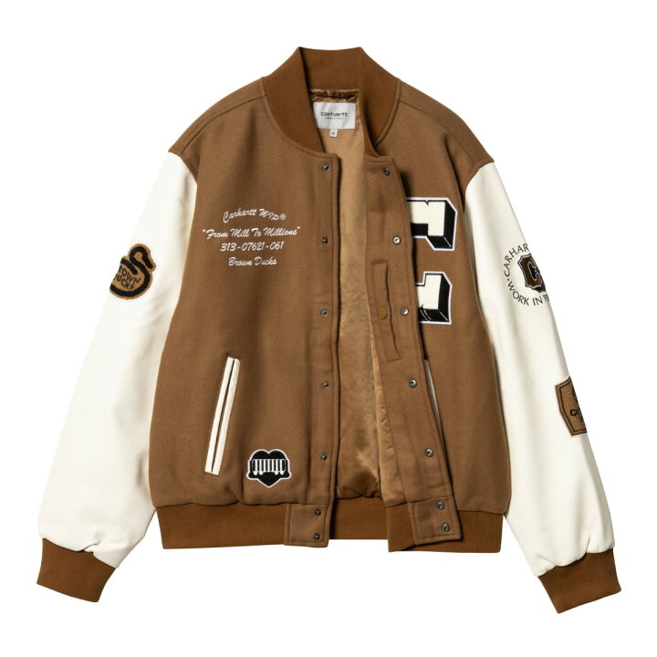 楽天市場】Carhartt WIP BROWN DUCKS BOMBER(Hamilton Brown / Wax 