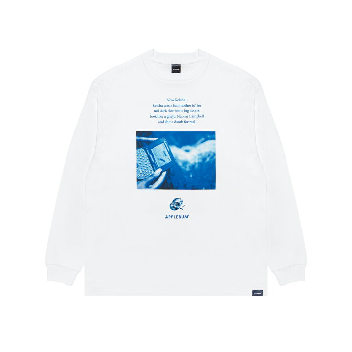 楽天市場】APPLEBUM “Ghetto N.C.” L/S T-shirt(WHITE)(アップルバム 
