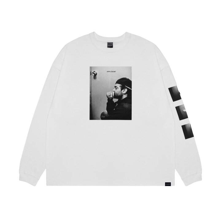 楽天市場】APPLEBUM “JJ” L/S T-shirt(WHITE)(アップルバム 