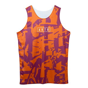 �y40%OFF�zAKTR CUT-UP CAMO REVERSIBLE TANK(ORxWH)(�A�N�^�[ �J�b�g�A�b�v �J�� ���o�[�V�u�� �^���N)�y�����Y ���f�B�[�X�z�y�^���N�g�b�v ���b�V�� �o�X�P ���� �J���t���[�W���z�y25SS�z