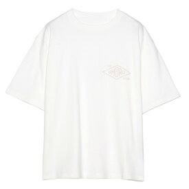 【ラスト1点】【20%OFF】UMBRO HOUSE Oversized T-shirt(White)(アンブロハウス オーバーサイズTシャツ)【メンズ レディース】【半袖Tシャツ ワンポイント オーバーサイズシルエット】【25SS】
