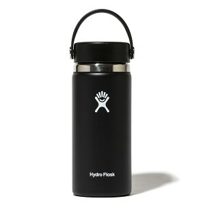 Hydro Flask 16 oz Wide Mouth(Black)(nChtXN 16IX Ch}EX)yY fB[Xzy XeX{g fMzy25SSz