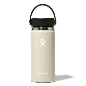 Hydro Flask 16 oz Wide Mouth(Oat)(nChtXN 16IX Ch}EX)yY fB[Xzy XeX{g fMzy25SSz