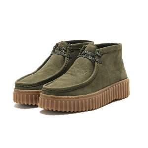 �y���X�g1�_�z�y30%OFF�zClarks TORHILL MOSS(Dark Green Nubuck)(�N���[�N�X �g�[�q�� ���X)�y���f�B�[�X�z�y���J�V���V���[�Y �n�C�J�b�g ���� �N�b�V������ �y�ʁz�y24FW�z