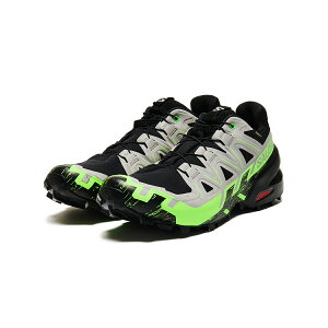 Salomon SPEEDCROSS 6 GTX(Black/Alloy/Green Gecko)(T Xs[hNX 6 SAebNX)yYzyXj[J[ GORE-TEX h gCV[Yzy25SSz
