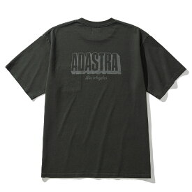ADASTRA BASIC LOGO Tee(DARK GREEN)(アダストラ ベーシック ロゴ ティー)【メンズ レディース】【Tシャツ ポケット バックプリント ヘビーウエイト バイオウォッシュ加工】【23SS】