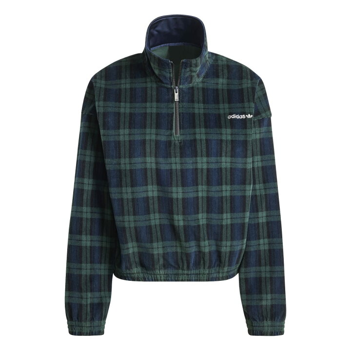 楽天市場】adidas Originals CORDUROY TARTAN HALF ZIP(Night Indigo 