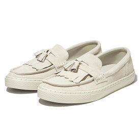 CONVERSE ALL STAR COUPE LOAFER SUEDE(SAND WHITE)(コンバース オールスター クップ ローファー スエード)【メンズ】【スニーカー タッセル ローファー スリッポン モカシン ベージュ 】【23SS】