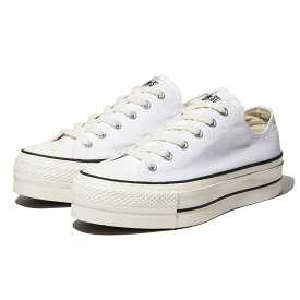 【30%OFF】【ラスト1点 サイズ:25.0cm】CONVERSE ALL STAR (R) LIFTED OX(WHITE)(コンバース オールスター (R) リフテッド OX)【レディース】【シューズ スニーカー 厚底 ローカット ホワイト 白】【23FW】