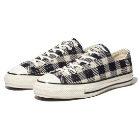 CONVERSE ALL STAR US WOOL PLAID OX(GREY)(コンバース オールスター US ウール プレイド OX)【メンズ レディース】【シューズ スニーカー 靴 チェック柄 ウール U.S. ORIGINATOR】【23FW】