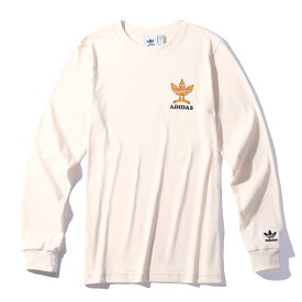 【ポイント10倍 27日9:59まで】adidas Originals Ki FUN LS(WHITE)(アディダスオリジナルス グラフィック ファン 長袖Tシャツ)【メンズ】【Tシャツ】【22FW】