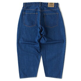 【ポイント10倍 24日9:59まで】F.A.T BLUDOZER WORN(BLUE)(エフエイティー ブルドーザー ウォーン )【メンズ】【デニムパンツ デニム ワイド テーパード 】【24SS】