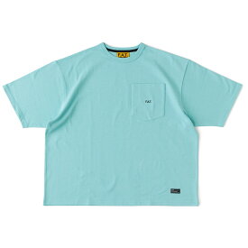 F.A.T. GIANTee(TURQUOISE)(エフエーティー ジャイアンティー)【メンズ】【半袖Tシャツ ポケット 刺繍ロゴ シンプル 13oz】【24SS】