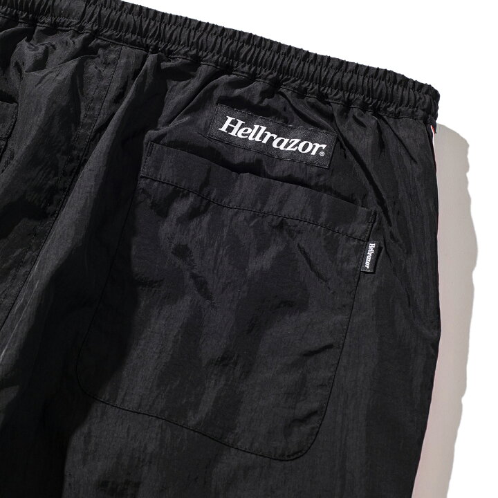楽天市場】【30%OFF】FILA × Hellrazor TRADEMARK LOGO NYLON PANTS 