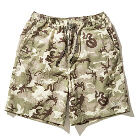 【ポイント10倍 27日9:59まで】FIRST DOWN COZY SHORTS TASLAN NYLON(GRAY CAMO)(ファーストダウン コジーショーツ ナイロンタスラン)【メンズ】【ショートパンツ アウトドア 短パン 撥水】【23SS 】