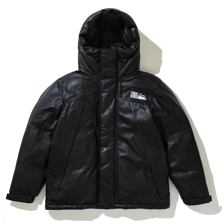 楽天市場】【30%OFF】 FIRSTDOWN LAMB LEATHER DOWN PARKA(ブラック 黒 