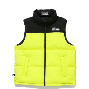 �y40%OFF�zFIRST DOWN BUBBLE DOWN VEST MICROFT(R)(yellow)(�t�@�[�X�g�_�E�� �o�u�� �_�E�� �x�X�g �}�C�N���t�g)�y�����Y ���f�B�[�X�z�y�x�X�g �A�E�^�[ �h���� �A�E�g�h�A ���o�[�V�u���z�y23FW�z�yRS12