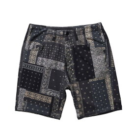 【ポイント10倍 27日1:59まで】Liberaiders BANDANA SHORTS(BLACK)(リベレイダース バンダナ ショーツ)【メンズ】【半ズボン ショーツ バンダナ柄 レトロ】【23SS】