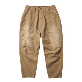 Liberaiders GARMENTDYED RIPSTOP SARROUEL PANTS(BEIGE)(リベレイダース ガーメントダイド リップストップ サルエルパンツ)【メンズ】【パンツ 長ズボン 刺繍ロゴ 】【24SS】