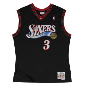 【ラスト1点 サイズ:M】MITCHELL & NESS SwingmanJerseyP76#3 A Iverson(PHILADELPHIA 76ERS)(ミッチェルアンドネス スウィングマンジャージ P76#3 A Iverson)【メンズ】【タンクトップ バスケタンク ユニフォーム アレン・アイバーソン】【24SS】