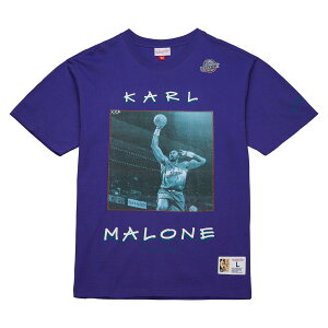 �y���X�g1�_�z�y50%OFF�zMitchell & Ness Heavyweight Premium Player Tee Vintage Logo(Utah Jazz Karl Malone ���^�E�W���Y �J�[���E�}���[��)(�~�b�`�F���A���h�l�X �w�r�[�E�F�C�g �v���C���[T�V���c)�y�����Y�z�y
