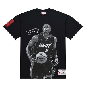 �y40%OFF�zMitchell & Ness NBA ULTIMATE PLAYER TEE VINTAGE LOGO(HEAT DWYANE WADE)(�~�b�`�F�����l�X NBA �A���e�B���b�g �v���C���[ �e�B�[ ���B���e�[�W���S)�y�����Y ���f�B�[�X�z�y����T�V���c �O���t�B�b�N