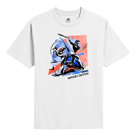 【30%OFF】New Balance Shohei Ohtani Graphic T-Shirt(WHITE)(ニューバランス 大谷翔平 グラフィック Tシャツ)【メンズ レディース】【シグネチャーコレクション 半袖Tシャツ】【25SS】