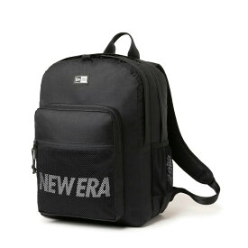 【ポイント10倍 27日9:59まで】NEW ERA PRINT LOGO CAMPUS PACK 35L(ブラック)(ニューエラ プリント ロゴ キャンパス パック 35L)【メンズ レディース】【リュック ブランドロゴ 通学用 通勤用 大容量】【24SS】