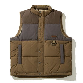 POLER 60/40 GUIDE DOWN VEST(ベージュ)(ポーラー 60/40ガイドダウンベスト)【メンズ レディース】【アウター ダウンベスト 撥水】【23FW】