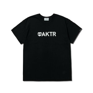 AKTR 68xAKTR LOGO TEE (BK) (�A�N�^�[ 68xAKTR ���S �e�B�[)�y�����Y ���f�B�[�X�z�y����T�V���c �R���{ �u���b�N�z�y25FW�z