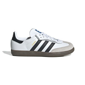 adidas originals Samba OG Comfort Closure Elastic Lace Kids (Ftwr White / Core Black / Gum5) (�A�f�B�_�X�I���W�i���X �T���o OG �R���t�H�[�g �N���[�Y �G���X�e�B�b�N ���[�X �L�b�Y)�y�����Y ���f�B�[�X�z�y�L�b