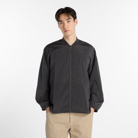 【20%OFF】New Balance 大谷翔平 Signature Crinkle Nylon Jacket (Faded Black) (ニューバランス 大谷翔平シグネチャークリンクルナイロンジャケット)【メンズ レディース】【ナイロンジャケット 軽量アウター リラックスフィット デイリーユース ブラック】【26SS】