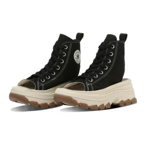 CONVERSE ALL STAR TREKWAVE CUTOUT SANDAL (�u���b�N) (�R���o�[�X �I�[���X�^�[�g���b�N�E�G�[�u�J�b�g�A�E�g�T���_��)�y���f�B�[�X�z�y���� �X�j�[�J�[�T���_�� �N�b�V������ �u���b�N�z�y26SS�z