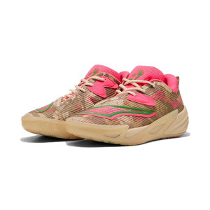 PUMA ALL-PRO NITRO 2 FLAU JAE (Sand Dune-Pure Pink-Green Fruit) (�v�[�} �I�[���v�� �j�g�� 2 �t���[�W�F�C)�y�����Y�z�y�o�X�P�b�g�{�[���V���[�Y �����Y �o�X�P�b�g�{�[���V���[�Y �J���t���[�W���z�y26SS