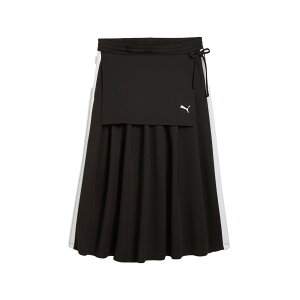 PUMA T7 MIDI PLEATED SKIRT WNS (PUMA Black) (�v�[�} T7 �~�f�B �v���[�c �X�J�[�g)�y���f�B�[�X�z�y�v���[�c�X�J�[�g �~�f�B�X�J�[�g �~�h����X�J�[�g �E�G�X�g�S���X�J�[�g �u���b�N�z�y26SS�z