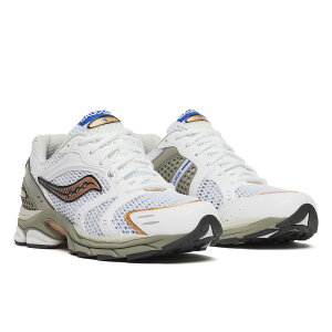 Saucony PROGRID TRIUMPH 4 (WHITE/LAUREL) (�T�b�J�j�[ �v���O���b�h �g���C�A���t 4)�y�����Y�z�y�N�b�V������ �����j���O �z���C�g�z�y26SS�z