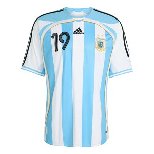 adidas originals Argentina National Team 2006 Home Uniform Messi 19 (White) (�A�f�B�_�X�I���W�i���X �A���[���`����\ 2006 ���j�t�H�[�� ���b�V19)�y�����Y ���f�B�[�X�z�y �z���C�g�z�y26SS�z