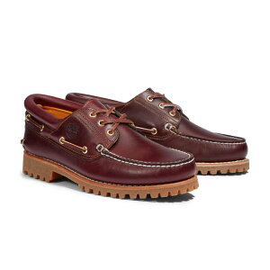 Timberland Authentic 3 eye classic (Burgundy) (�e�B���o�[�����h �I�[�Z���e�B�b�N �X���[ �A�C �N���V�b�N)�y�����Y�z�y��D�� ���J�V���V���[�Y �t�B�b�g�� �ϋv�� ���b�h�z�y26SS�z