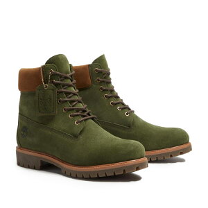 Timberland 6in Premium Boots WP (Olive) (�e�B���o�[�����h 6�C���` �v���~�A�� �u�[�c �E�H�[�^�[�v���[�t)�y�����Y�z�y�h���� ���K�� �ϋv�� �N�b�V���� �O���[���z�y26SS�z