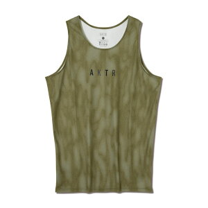 AKTR MELT CAMO TANK (OL) (�A�N�^�[ �����g �J�� �^���N)�y�����Y�z�y�^���N�g�b�v �X�|�[�c�E�F�A ���b�V���f�� �y�� �ʋC�� �J���t���[�W�� �I���[�u�z�y26SS�z