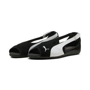 PUMA SPEED CAT SANDALS (PUMA BLACK-PUMA WHITE) (�v�[�} �X�s�[�h �L���b�g �T���_��)�y���f�B�[�X�z�y���^ �N�b�V������ �t�B�b�g�� �u���b�N�z�y26SS�z